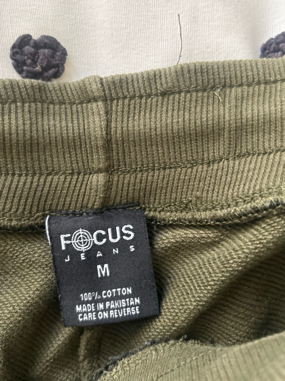 Focus Jeans Men’s Olive Green Joggers